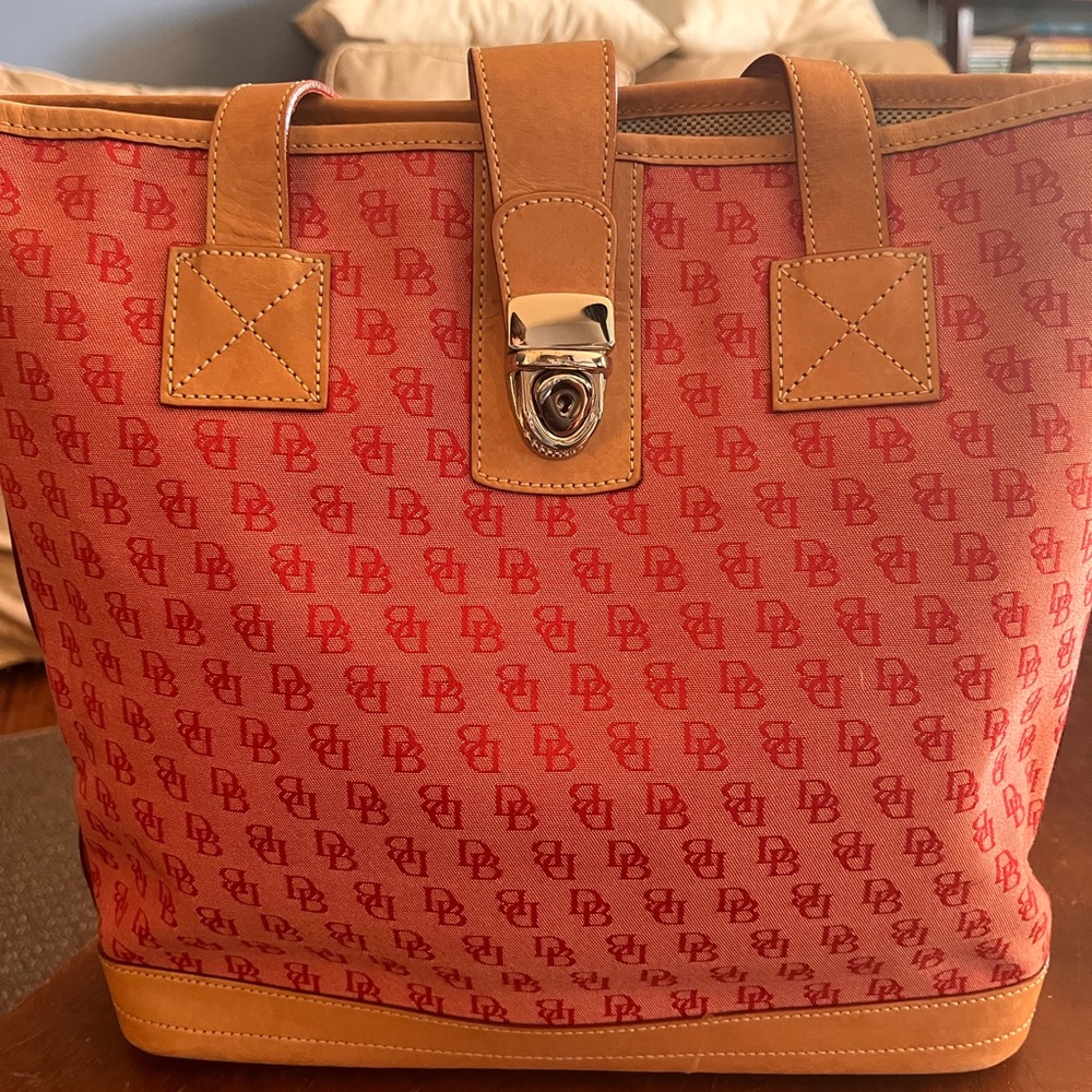 Red Vintage Dooney And Bourke